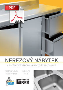 Nerezový nábytek pro gastronomii